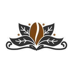 Coffee shop Logo, Coffee Cup and Coffee Been logo template Icon Illustration Brand Identity.Isolated and flat illustration. Vector graphic