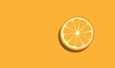 Orange slices of fresh oranges