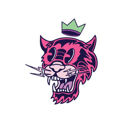 Vector  tiger king