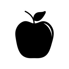 Apple Fruit Icon Vector Design trendy style illustration on white background..eps