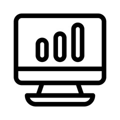 business dashboard icon or logo isolated sign symbol vector illustration - high quality black style vector icons
