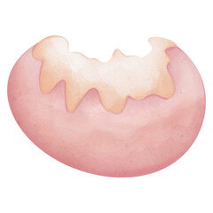 Watercolor Cute Easter Egg, Bunny Easter Hunt Egg, Easter Elements