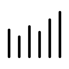 growth chart icon or logo isolated sign symbol vector illustration - high quality black style vector icons
