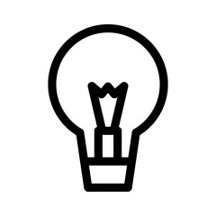 idea icon or logo isolated sign symbol vector illustration - high quality black style vector icons
