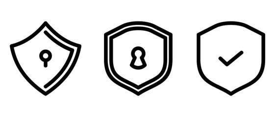 security icon or logo isolated sign symbol vector illustration - high quality black style vector icons
