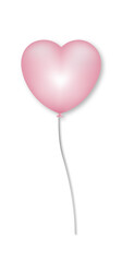Obraz na płótnie Canvas ballon heart pink