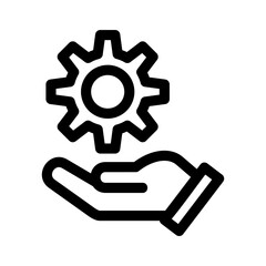 service setting icon or logo isolated sign symbol vector illustration - high quality black style vector icons
