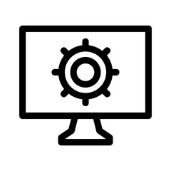system setting icon or logo isolated sign symbol vector illustration - high quality black style vector icons
