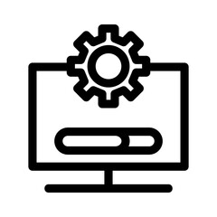 system setting icon or logo isolated sign symbol vector illustration - high quality black style vector icons
