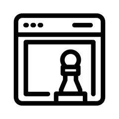 web strategy icon or logo isolated sign symbol vector illustration - high quality black style vector icons
