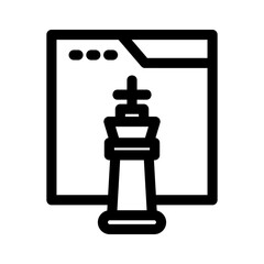 web strategy icon or logo isolated sign symbol vector illustration - high quality black style vector icons
