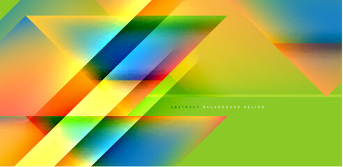 Dynamic bright lines abstract background, stripes with fluid colors, liquid gradients. Vector Illustration For Wallpaper, Banner, Background, Card, Book Illustration, landing page