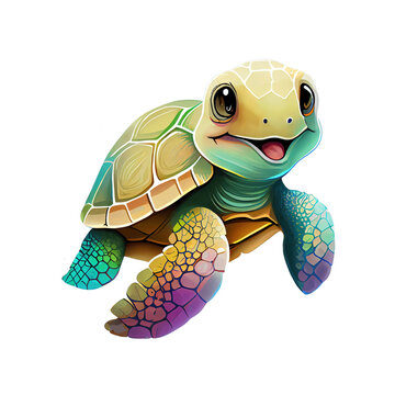 Cute Turtles Clipart