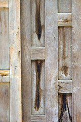 old wooden door