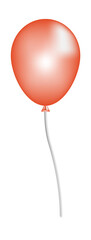 colorful balloon red
