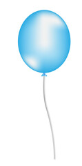 colorful balloon blue