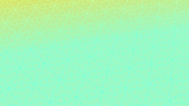 animated abstract pattern with geometric elements in green tones gradient background