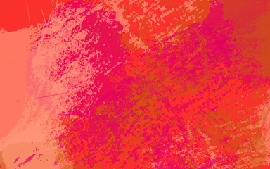 Abstract grunge texture paintbrush wall painting background vector