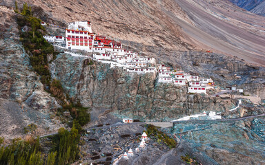 Diskit monastery, Nubra valley, Leh Ladakh, Idia.