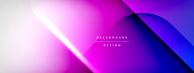 Shadow lines vector techno banner and light effects. Techno Illustration For Wallpaper, Banner, Background, Card, Book Illustration, landing page