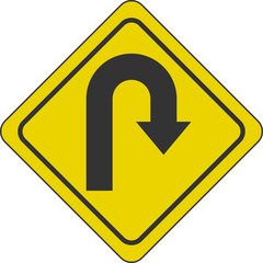 Traffic sign icon
