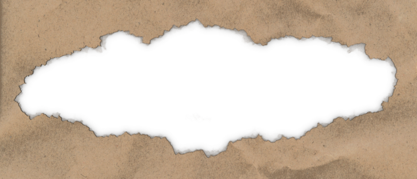 textured red cardboard with rips and empty space