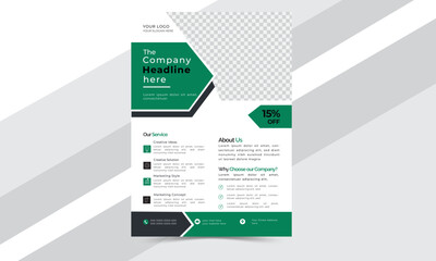 Professional Modern simples Flyer  design Template Corporate
