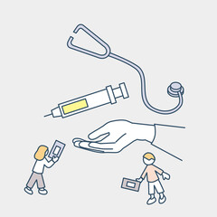 医療について考える。オンラインで進む診療時間