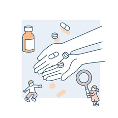 薬について考える。治療と看病についての説明