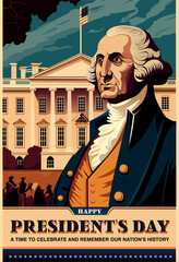 Celebrating Presidents Day, Honoring Our Nation's Leaders - obrazy, fototapety, plakaty