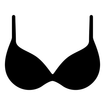 black bra on white