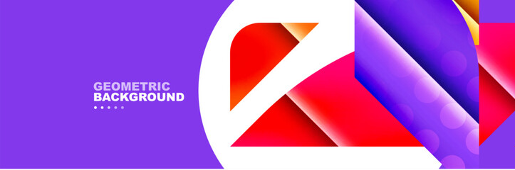 Abstract background with trendy composition and fluid gradients