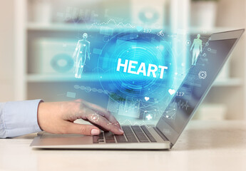 Doctor working a health check