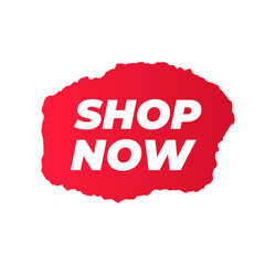 shop now red sign Shop now with this red paper scratch template.
