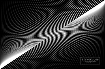 Abstract sharp blend line background design. Modern technology lines vector.