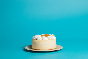 Pastel Individual en plato biodegradable