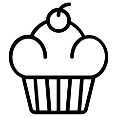 cup cake icon 