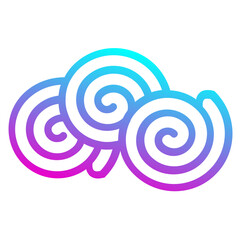 roll cake icon 