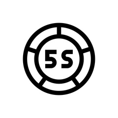 5s line icon