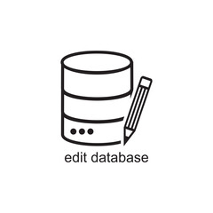 edit database icon , database icon