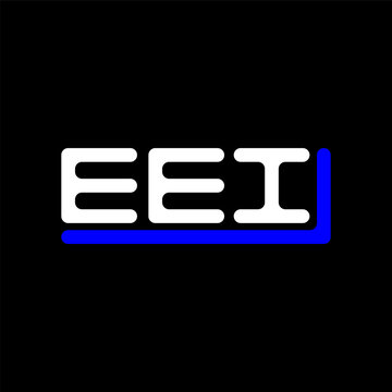 EEI letter logo creative design with vector graphic, EEI simple and modern logo.