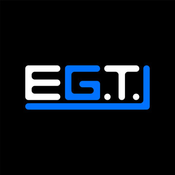 EGT letter logo creative design with vector graphic, EGT simple and modern logo.