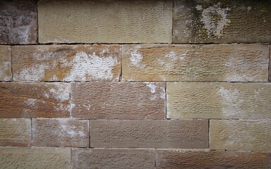 Alte Steinmauer, alte Baukunst, idealer Hintergrund oder Banner