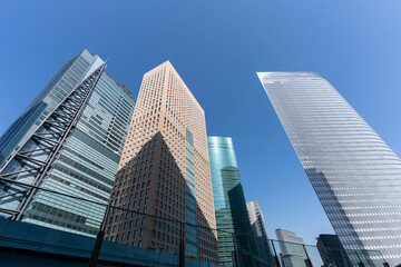 Plakat 東京汐留　高層ビル群の風景