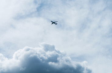 airplane flying in the sky