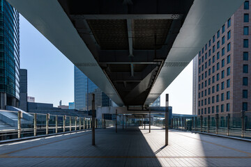 東京汐留の高層ビル群の風景 © EISAKU SHIRAYAMA