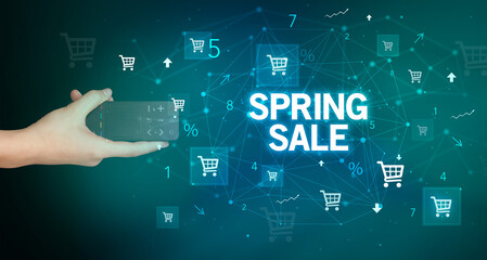 male hand holding wireless peripheral