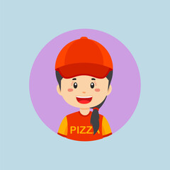 Avatar of a Pizza Delivery Character