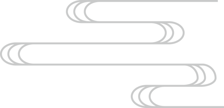 Japanese clouds, Chinese style clouds, old traditional style, line clouds