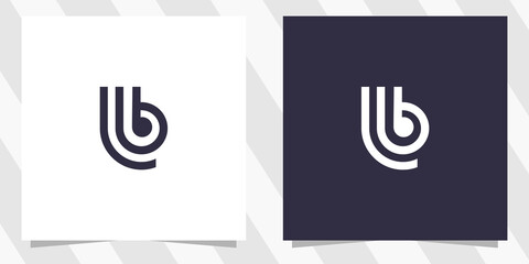 letter lb bl logo design © euforia